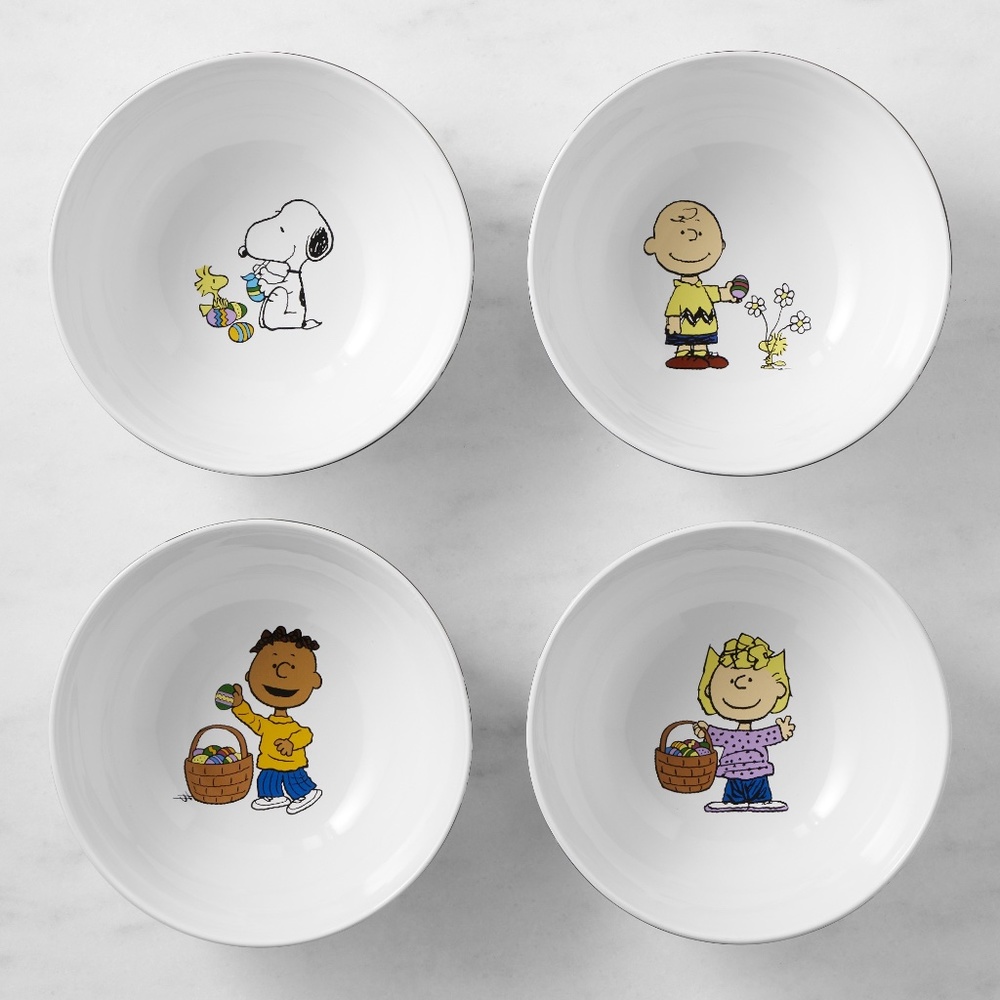Peanuts Easter Cereal Bowls x4 (New in Box)